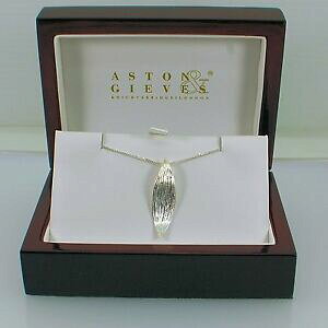 �y���������z�A�N�Z�T���[�@�l�b�N���X�t�@�N�g�V�[�g�y���_���g�l�b�N���Xregalo especial presente hoja colgante collar de plata esterlina 925, 1846cm
