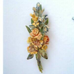 �y���������z�A�N�Z�T���[�@�l�b�N���X�r�N�g���A�u���[�`�s��nico ramo floral victoriano posy broche boda corsage mano hecha a mano pin 31