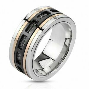 �y���������z�A�N�Z�T���[�@�l�b�N���X�X�`�[���P�[�u�������Oanillo de hombre acero rectngulos cables
