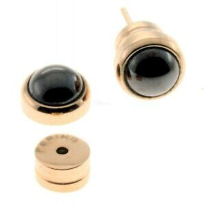 �y���������z�A�N�Z�T���[�@�l�b�N���X�x�[�����O�X�e�����X�W���G���[�u���E���Z���~�b�N���f�B���[�Y�C�������Obering time joyas de acero inoxidable ros cermica marrn seora aretes 7013905 ohrste