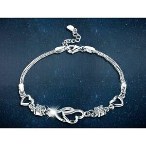 �y���������z�A�N�Z�T���[�@�l�b�N���X�u���X���b�g�A���W�F���g�}�b�V�t�V�F�[���k�tbracelet femme en argent massif 925 forme de coeur bijoux pas cher neuf