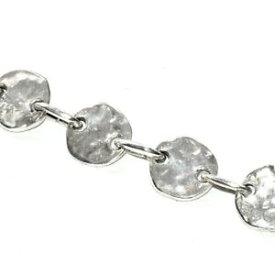 【送料無料】アクセサリー　ネックレスラブレスレットプラークアルジェントbiche de bere bracelet plaqu argent mdaillon rond 19cm bijou