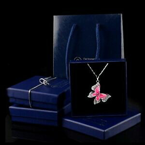 �y���������z�A�N�Z�T���[�@�l�b�N���X�P�[�X�K���Xestuche de regalo collarremolqueestuche boxplata recubierto de cristal