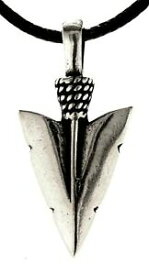 【送料無料】アクセサリー　ネックレスアローヘッドペンダントシルバーアローヴァイキングcolgante punta de flecha de plata de ley 925 flecha aguja vikingo 357