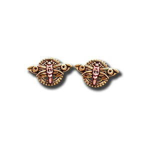 �y���������z�A�N�Z�T���[�@�l�b�N���X�C�������O�A���X�g�[�N�Xpendientes steampunk polilla de magradore por anne stokes