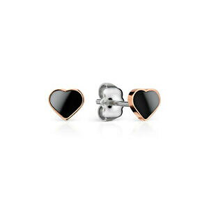 yzANZT[@lbNXx[Obering pendientes 7043605 corazn negrorosgold
