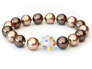 yzANZT[@lbNXuXbgXtXL[uYp[uXbguEpulsera nuevo 10mm12mm swarovski perlas broncemarrncrystal a partir de perlas pulsera