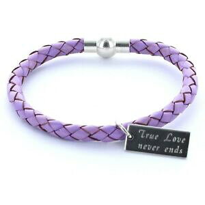�y���������z�A�N�Z�T���[�@�l�b�N���X�u���X���b�g���U�[����hombre favorito pulsera pulsera de cuero 0,5cm seguidores amp; grabado lilas