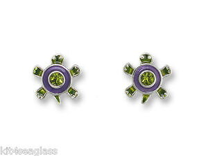 �y���������z�A�N�Z�T���[�@�l�b�N���X�C�������Ozarah zarlite cristal tortuga pendientes de plata de ley chapado poste en caja