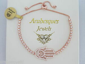 �y���������z�A�N�Z�T���[�@�l�b�N���X�W���G���[���[�Y�S�[���h�A���x�X�N�X�^�[�����O�V���o�[�N���X�^���n���h�u���X���b�g�e�j�Xarabescos joyas rose goldsterling silvercrystal mano hamsa tenis pulse