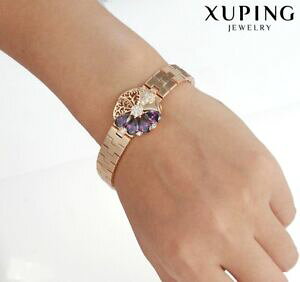 �y���������z�A�N�Z�T���[�@�l�b�N���X�u���X���b�g�o�C�I���b�gpulsera oro plateado violeta 18ct