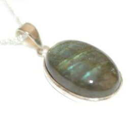 【送料無料】アクセサリー　ネックレスヘブンリーシルバーペンダントcelestial labradorite gemstone amp; silver pendant temple of the stars cj1044