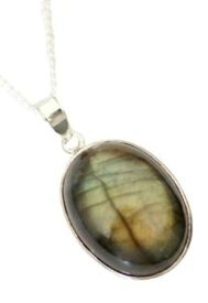 【送料無料】アクセサリー　ネックレスヘブンリーペンダントcelestial labradorite gemstone amp; silver pendant temple of the stars cj1042