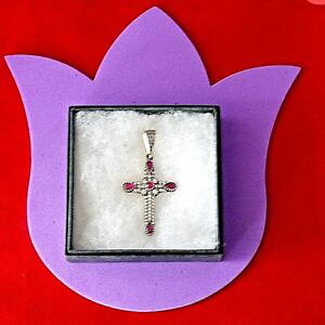 yzANZT[@lbNXr[NXgp[YVo[uYy_gObonita cruz rub amp; topacio 925 de plata y bronce colgante 59 gr 5 x 26 cm de ancho