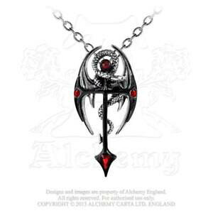 �y���������z�A�N�Z�T���[�@�l�b�N���X�S�V�b�N�g���[���[alchemy inglaterra gothic draconkreuz p417collar con remolque
