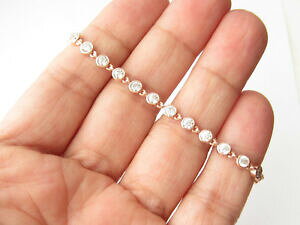 yzANZT[@lbNXX^[OVo[sNS[hzCggp[YejXuXbgemocionante plata de ley 925 topacio blanco oro rosa ajustable tenis brazalete