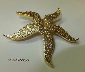 �y���������z�A�N�Z�T���[�@�l�b�N���X�N���X�^���u���[�`�A�N�A���E��joliko broche cristal estrella de mar mar vacaciones agua de mar acuario peces sal lago
