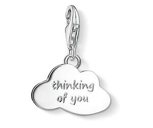 【送料無料】アクセサリー ネックレストーマスクラウドautntica plata esterlina thomas sabo pensando en ti en la nube encanto 1364 rrp 39