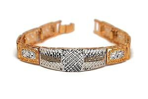 yzANZT[@lbNXuXbg`F[S[hv`iuXbgde lujo para hombre y mujer cadena pulsera 18k oroplatino plateado brazalete regalo