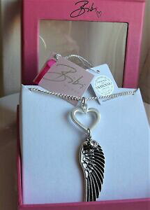 yzANZT[@lbNXrrVo[XtXL[NX^lbNX{bNXVo[ECObibi bijoux ala de plata plateado corazn de la estrella de cristal swarovski collar bnw