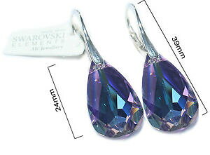 yzANZT[@lbNXXtXL[CgVo[sAX24mm vitrail light cristales de swarovski lgrima pendientes de plata