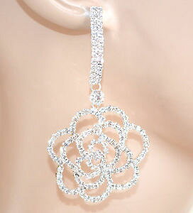 �y���������z�A�N�Z�T���[�@�l�b�N���X�A���W�F���gorecchini argento donna strass eleganti cristalli pendenti sposa cerimonia e65