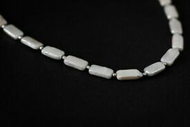 【送料無料】アクセサリー　ネックレスシルバーインチcollar de perlas naturales y plata alta calidad 46 cm 18,11 inches