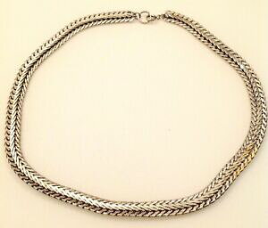 yzANZT[@lbNXRA[N[f^[fAWFgA[fRBe[Wv[gcA[collier tour de coup vintage couleur argent maille dco plate qualit 266