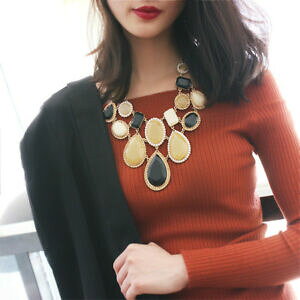 yzANZT[@lbNXRA[Oh[m[uA[fRx[Wcollier gros dor geometrique goutte rond ovale noir blanc beige art deco ks1