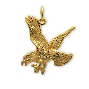 �y���������z�A�N�Z�T���[�@�l�b�N���X�v���[�N�G�O��pendentif plaqu or aigle