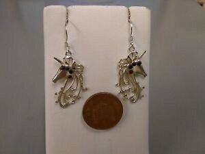 �y���������z�A�N�Z�T���[�@�l�b�N���X�V���o�[�e�X�g���j�R�[���f�U�C��probado como plata y 925 estampado unicornio pendientes de diseo