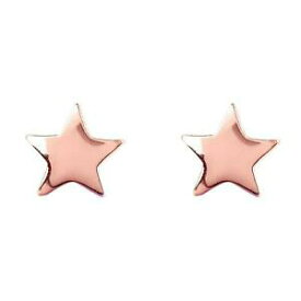 【送料無料】アクセサリー　ネックレススターリングシルバーミニイヤリングローズlatelita plata esterlina pequeo mini star aretes de oro rosa de metal liso