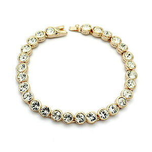 yzANZT[@lbNXejXuXbguXbgA[`F[k[YS[htenis pulsera cadena de brazo brazalete 18k oro rosa carburador 19cm cristales