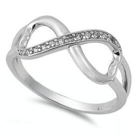 【送料無料】アクセサリー　ネックレススターリングシルバーハートリングlittle treasures sterling silver cz infinity heart ring