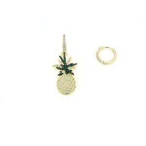 �y���������z�A�N�Z�T���[�@�l�b�N���X�~�N����korecchini con ananas dorato platinatura 1 micron oro 18k dorato