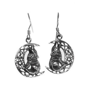 yzANZT[@lbNXX^[OVo[sAX[nEO{bNXIIJ~Tp[J[plata esterlina 925 aretes luna aullidos wolf lisa parker en caja de regalo