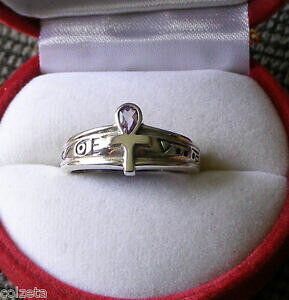 yzANZT[@lbNXANGWvgOX^[OVo[L[s[^[Xg[egipcio ankh anillo plata de ley 925 amythest llave de life peter stone