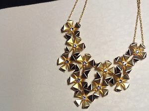 �y���������z�A�N�Z�T���[�@�l�b�N���X�J�����l�b�N���Xnuevo collar de declaracin de color oro karen millen, genuino, en caja de regalo