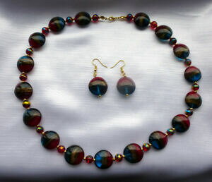 �y���������z�A�N�Z�T���[�@�l�b�N���X�����m�K���X�C�������O�Z�b�g���b�N���b�Lmurano joyas nico conjunto pendientes amp; collar de chapado en oro