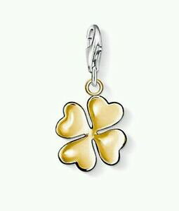 yzANZT[@lbNXg[}XN[o[nuevo genuino thomas sabo plata oro plateado trbol de cuatro hojas de 0912 4500
