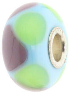 �y���������z�A�N�Z�T���[�@�l�b�N���Xautntico trollbead verde y tringulos prpura 61367