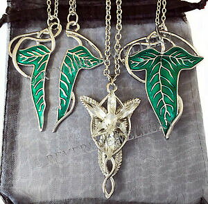 yzANZT[@lbNXOV[gVo[lbNXZbgGtsplit de los elfos de la hoja evenstar plata venas conjunto de collar lotr seor de los anillos