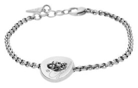 【送料無料】アクセサリー　ネックレスシルバーステンレススチールブレスレットguess seora pulsera de acero inoxidable plata usb11205