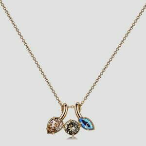 yzANZT[@lbNX[YbffkH[@brosway ,collana affinity in ottone rose e swarovsky, 45cm bff71, nuova