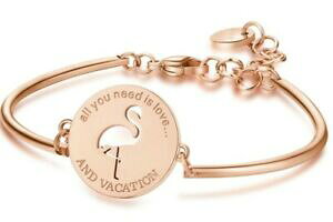 �y���������z�A�N�Z�T���[�@�l�b�N���X�`���N��bracciale brosway chakra acciaio 316l rosato bhk87 fenicottero