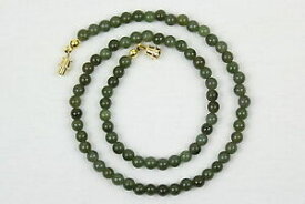 【送料無料】アクセサリー　ネックレスヒスイネックレスミリヒスイネックレスアカウント5mm jade collar 5 mm jade cuentas natural jade verde collar varios largos