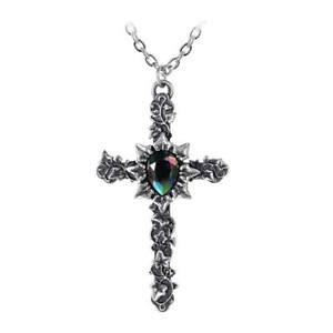 yzANZT[@lbNXSVbN`F[XtXL[NX^NX}XSVbNACr[NXy_galchemy gothic ivy cruz colgante en cadena cristales de swarovski gtico regalo 