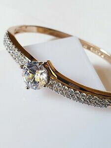 yzANZT[@lbNXNX^uXbgmujeres damas encantador encantador dorada cristal brazalete pulsera joyas regalo fiesta