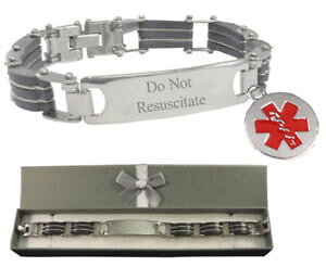�y���������z�A�N�Z�T���[�@�l�b�N���X�J�X�^���J�X�^���A���[�g�u���X���b�gpersonalizado medic grabada personalizadaid de hombre de alerta mdica pulsera medbr 3