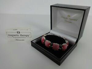 yzANZT[@lbNXw}^CgsNfB[uXbgVo[hematites pulsera de terapia magntica rosa plata para mujer dama joyera volcnica
